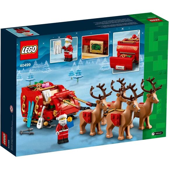 LEGO 40499 Santa’s Sleigh Christmas Set 343 Pieces with Reindeer Holiday New & S - Picture 4 of 7